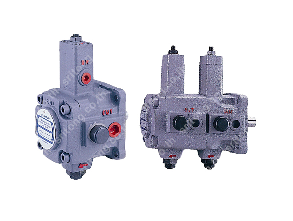 PVF, PVDF Series || ปั๊มไฮดรอลิกใบพัดแบบปรับค่าได้ เดี่ยวและคู่