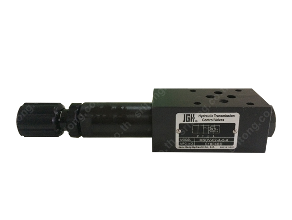 MSCV Series || วาล์วควบคุมความดัน แบบเคาน์เตอร์บาลานซ์ แบบโมดุลลาร์