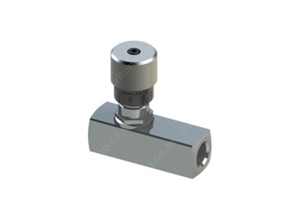 STU, STUF Series || วาล์วควบคุมอัตราการไหลแบบมือหมุน พร้อมวาล์วกันกลับ